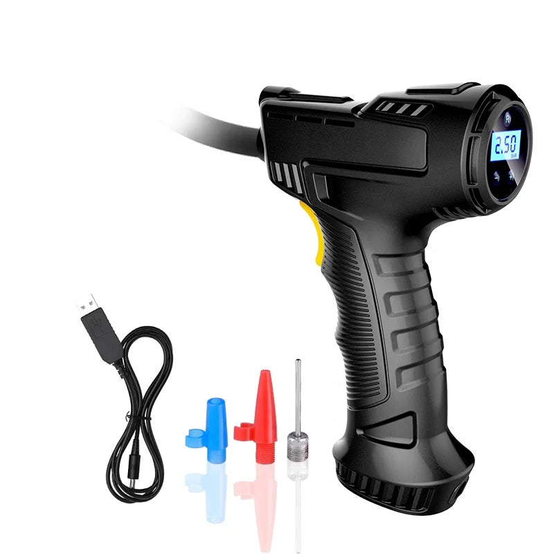 150PSI 120W Portable Digital Rechargeable Electric Air Pump ABS Automatic Car Compressor Wireless Tire Inflator Monitor