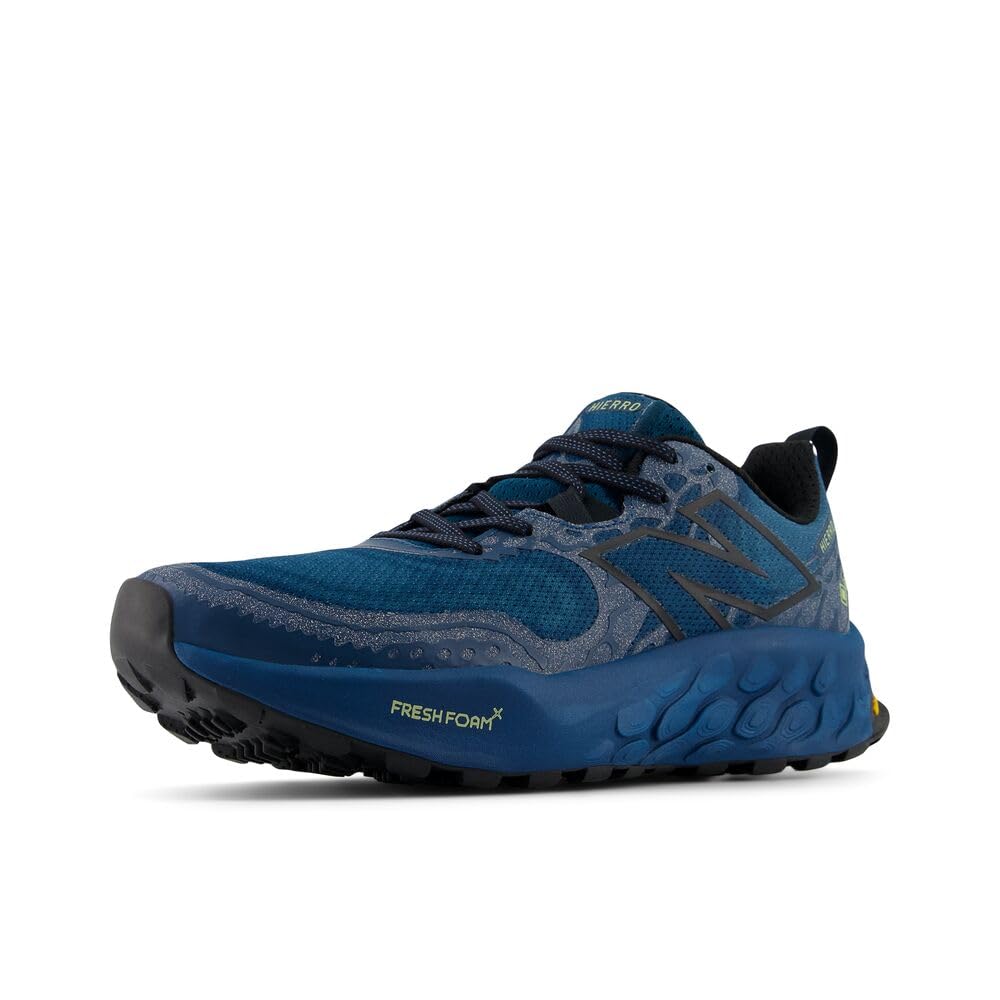 New Balance Women's Fresh Foam X Hierro V8 Gore-Tex Trail Running Shoe, Deep Sea/Black/Everglade Green, 9 M