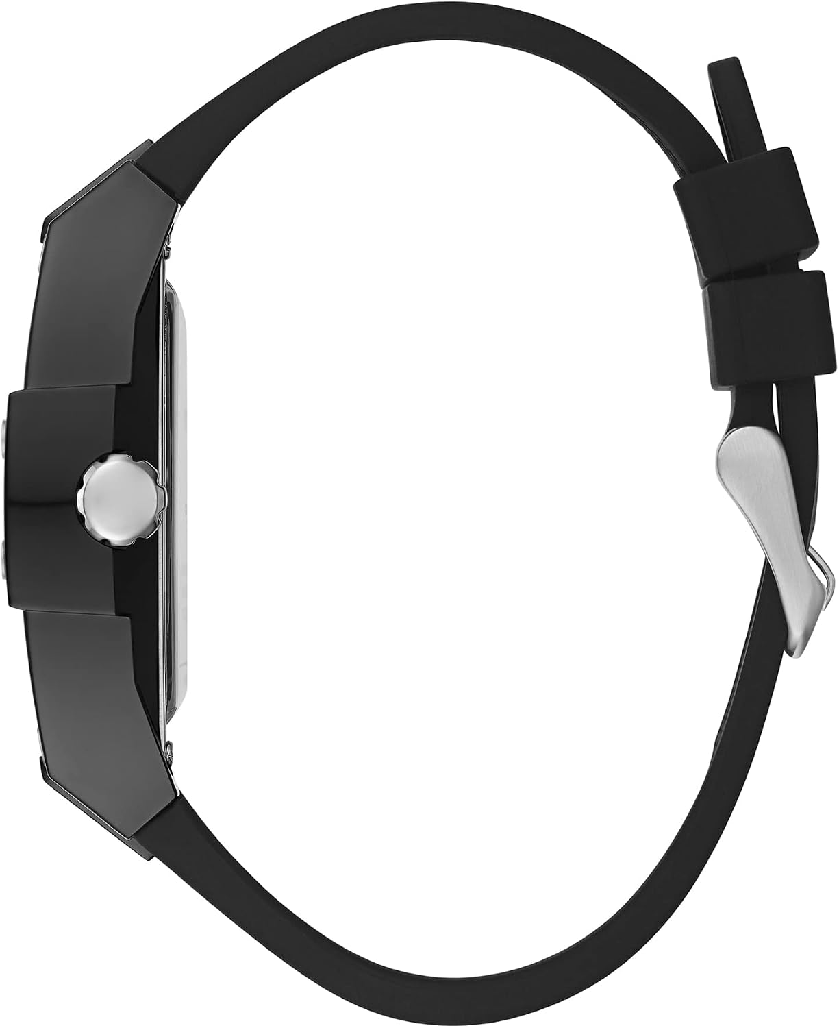 Guess Men's GW0G Series| Analog Trend Watch| Polycarbonate Case| Silicone Bracelet | 50M Water Resistance