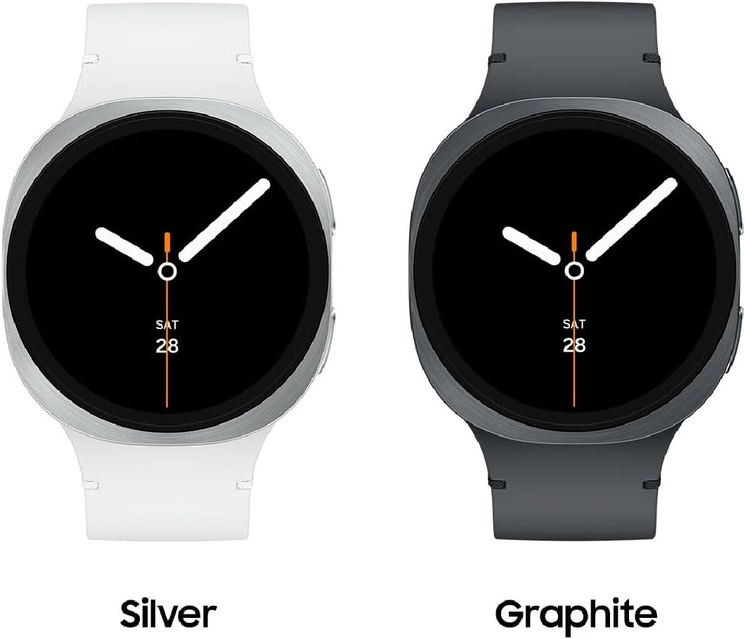 Samsung Galaxy Watch 8 (2025), Graphite, 44mm, Bluetooth Smartwatch | Cushion Design, Fitness Tracker, Sleep and Running Coach, Energy Score, Heart Rate Tracking [US Version, 2 Yr Warranty]