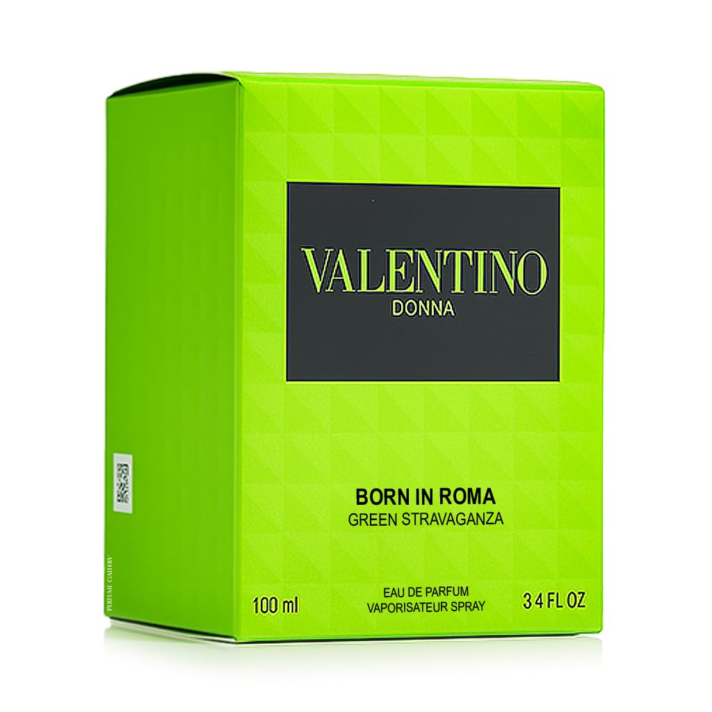 Valentino Donna Born In Roma Green Stravaganza by Valentino for Women - 3.4 oz EDP Spray, Floral Fragrance