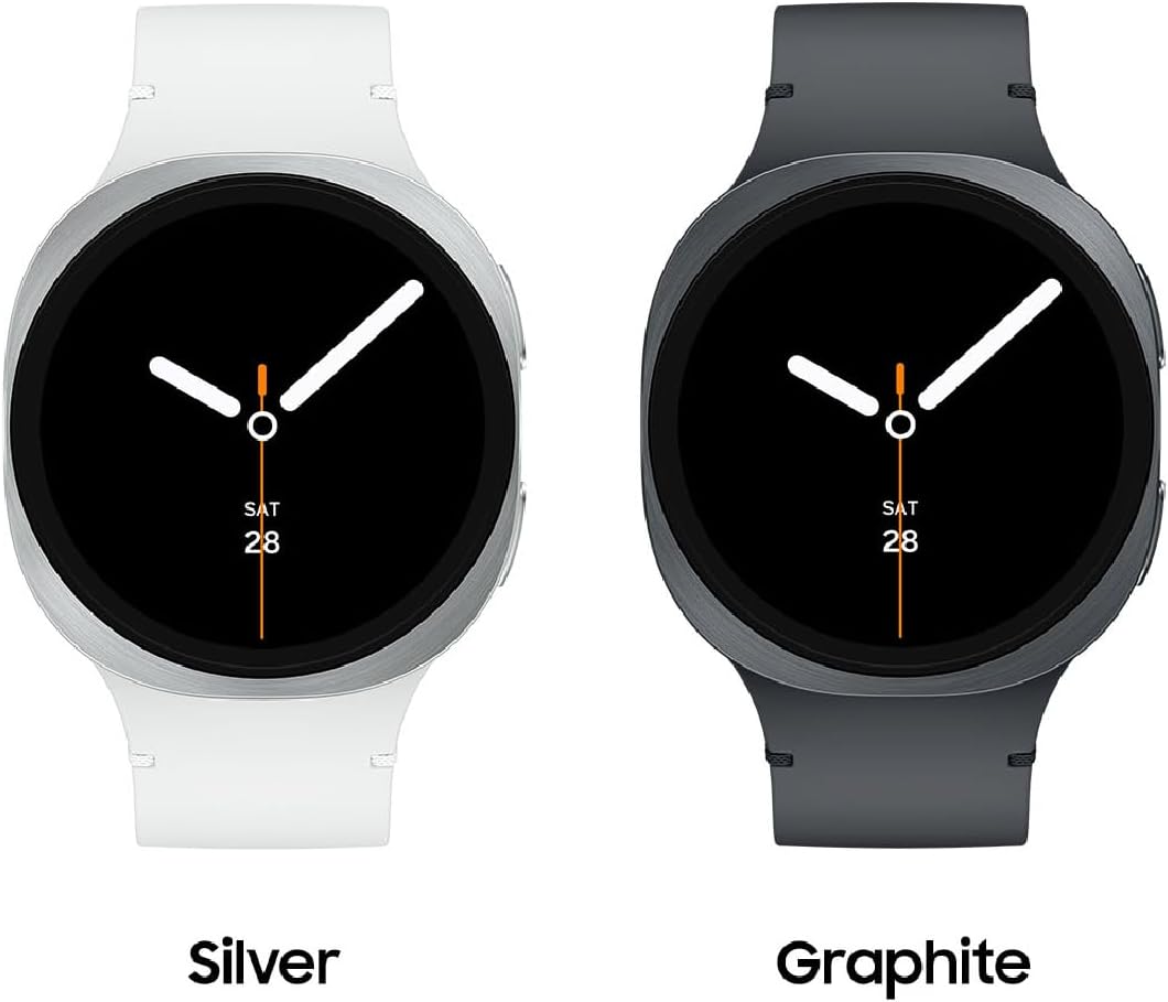 Samsung Galaxy Watch 8 (2025), Graphite, 44mm, Bluetooth Smartwatch | Cushion Design, Fitness Tracker, Sleep and Running Coach, Energy Score, Heart Rate Tracking [US Version, 2 Yr Warranty]