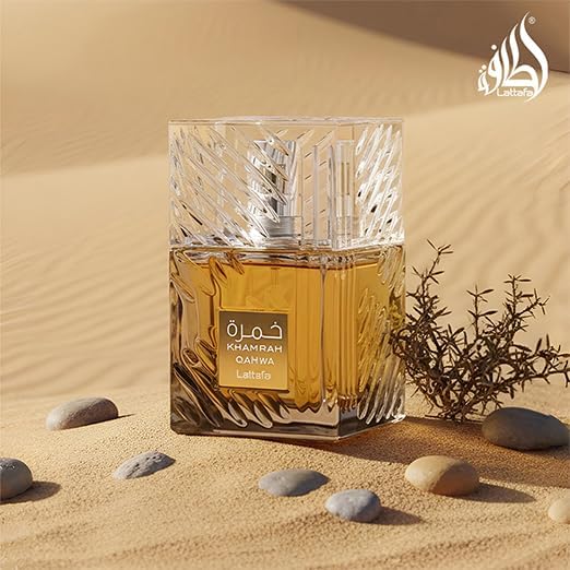 Lattafa Khamrah - Vanilla, Warm Spicy, Amber, Cinnamon - Eau de Parfum Long-Lasting Fragrance for Unisex, 3.40 Ounce / 100 ml | Unisex, Long-Lasting Fragrance, 3.40 Ounce / 100 Unisex, Long-Lasting Fragrance, 3.40 Ounce / 100 ml