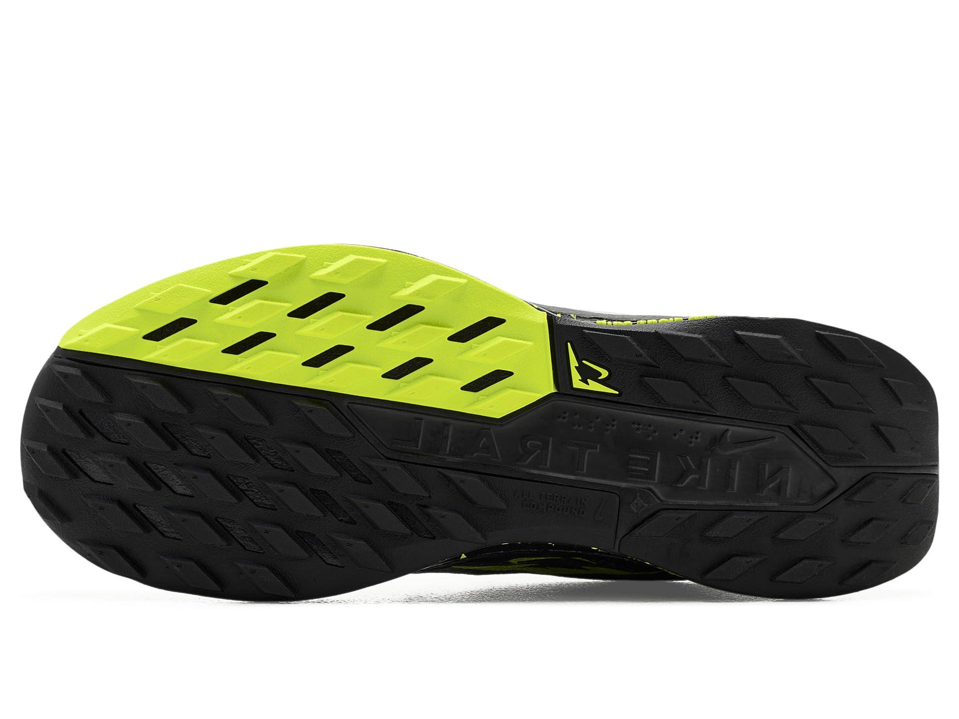 Nike Women's Pegasus Trail 5 Sneaker, Black/Phantom/Volt Ice, 5
