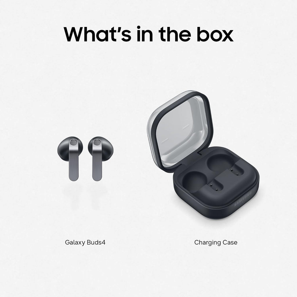 Samsung Galaxy Buds 4 Pro (2026) AI True Wireless Bluetooth Earbuds, Black | Hi-Res Audio, 2-Way Speaker, ANC 2.0, Optimized Comfort, IP57, Live Translation [US Version, 2 Yr Warranty]