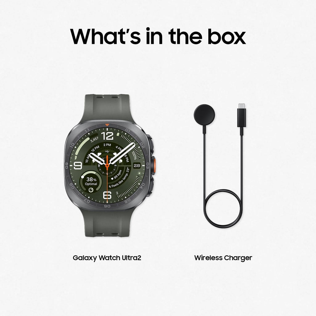 Samsung Galaxy Watch Ultra2 + $100 GC, Titanium Silver, 47mm LTE Smartwatch | Rugged Design, AI Assistant, Advanced Sleep and Running Coach, Dive-Rated, Heart Rate Tracking [US Version, 2 Yr Warranty]