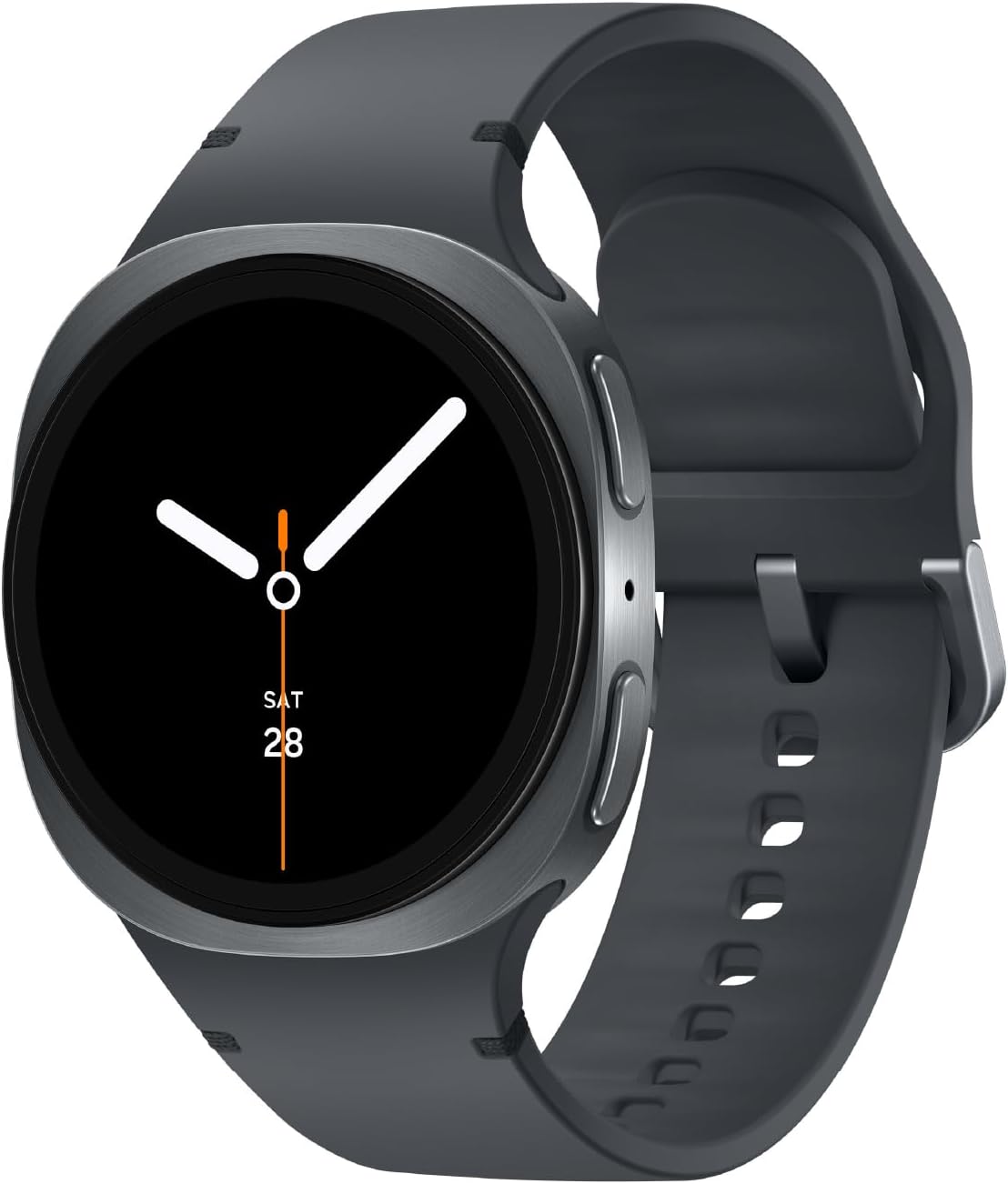 Samsung Galaxy Watch 8 (2025), Graphite, 44mm, Bluetooth Smartwatch | Cushion Design, Fitness Tracker, Sleep and Running Coach, Energy Score, Heart Rate Tracking [US Version, 2 Yr Warranty]