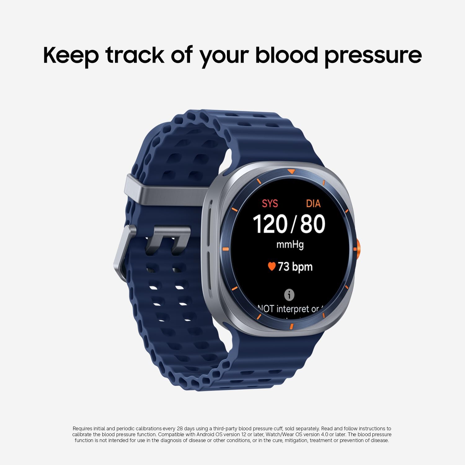 Samsung Galaxy Watch Ultra (2025), Titanium Silver, 47mm LTE Smartwatch | Titanium Casing, Advanced Sleep Coaching, Running Coach, Energy Score, Heart Rate Tracking, GPS [US Version, 2 Yr Warranty]