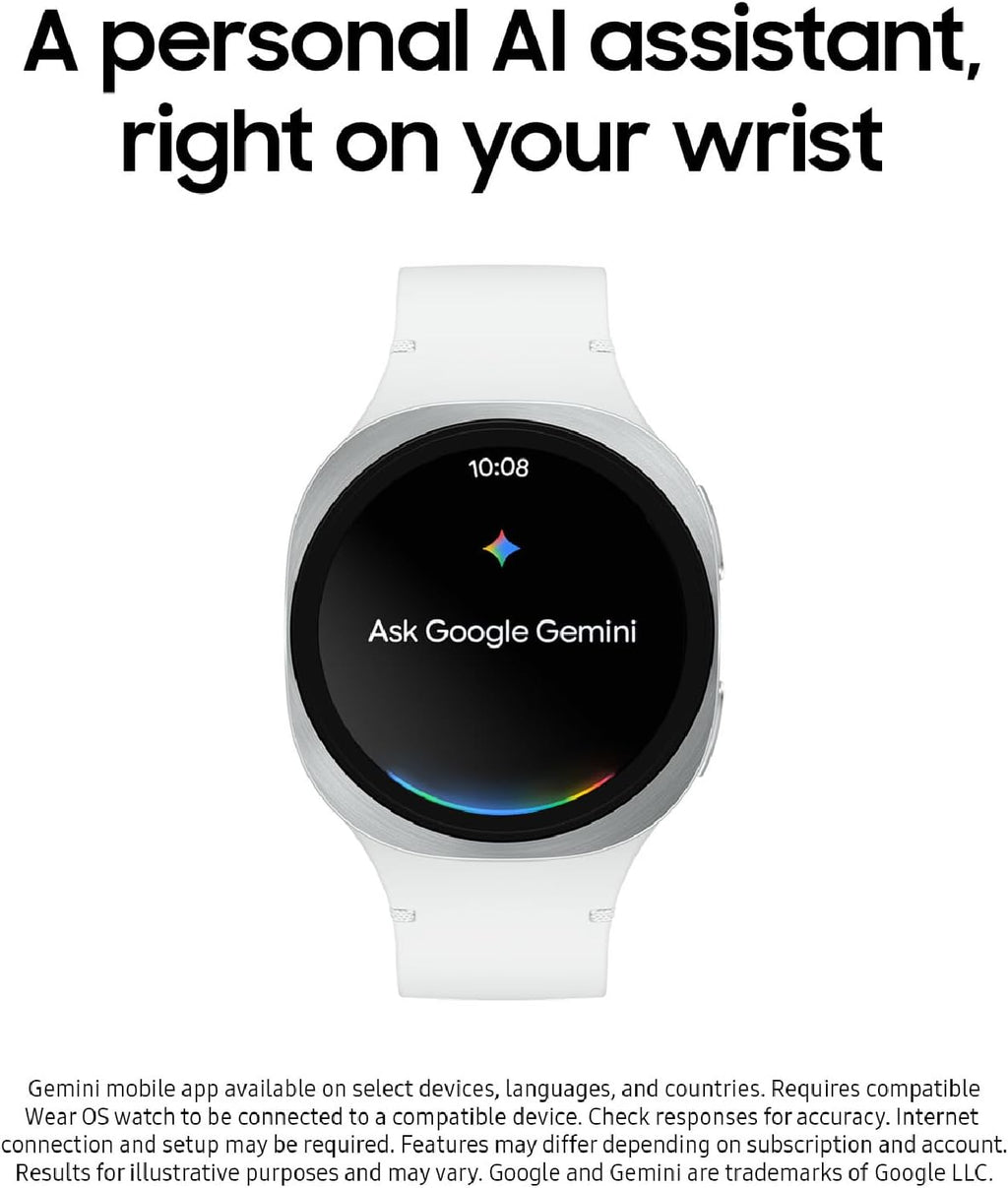Samsung Galaxy Watch 8 (2025), Graphite, 44mm, Bluetooth Smartwatch | Cushion Design, Fitness Tracker, Sleep and Running Coach, Energy Score, Heart Rate Tracking [US Version, 2 Yr Warranty]