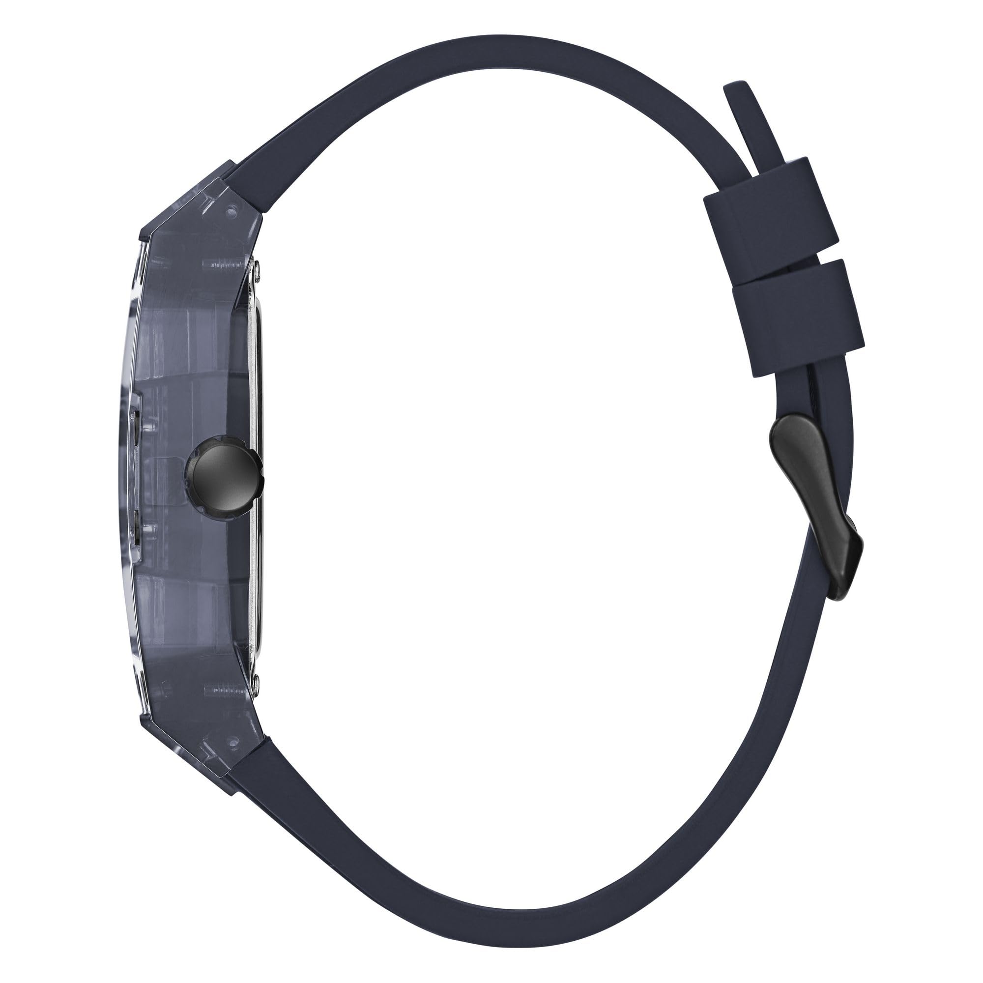 Guess Men's GW0G Series| Analog Trend Watch| Polycarbonate Case| Silicone Bracelet | 50M Water Resistance