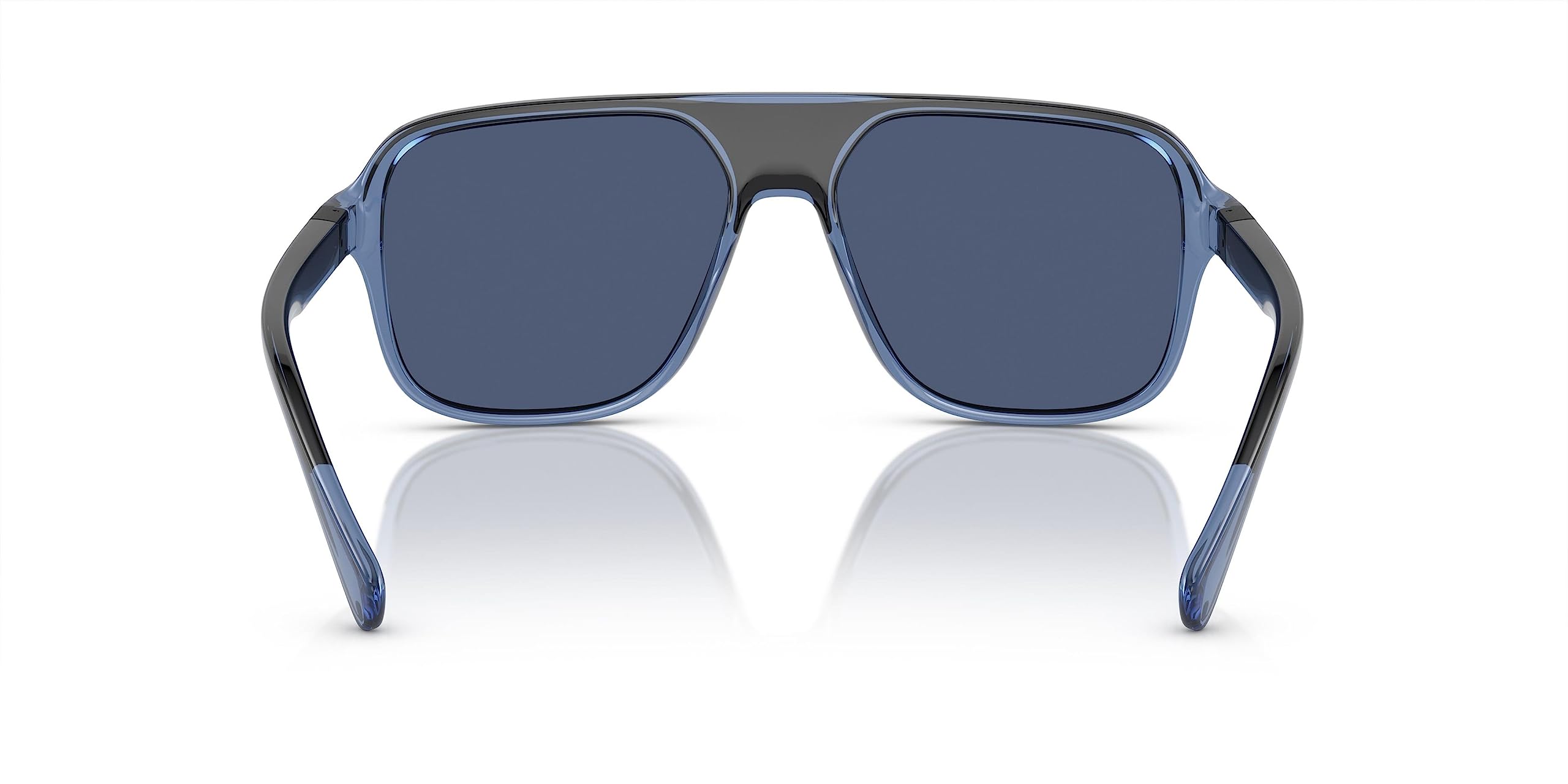 Dolce & Gabbana DG6134 Men's Sunglasses Transparent Blue/Black/Dark Blue 57
