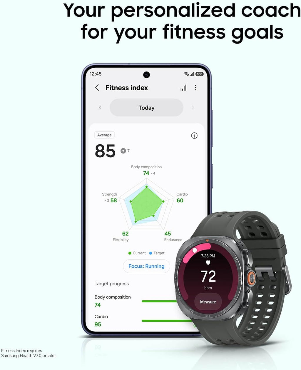 Samsung Galaxy Watch Ultra2 + $100 GC, Titanium Silver, 47mm LTE Smartwatch | Rugged Design, AI Assistant, Advanced Sleep and Running Coach, Dive-Rated, Heart Rate Tracking [US Version, 2 Yr Warranty]