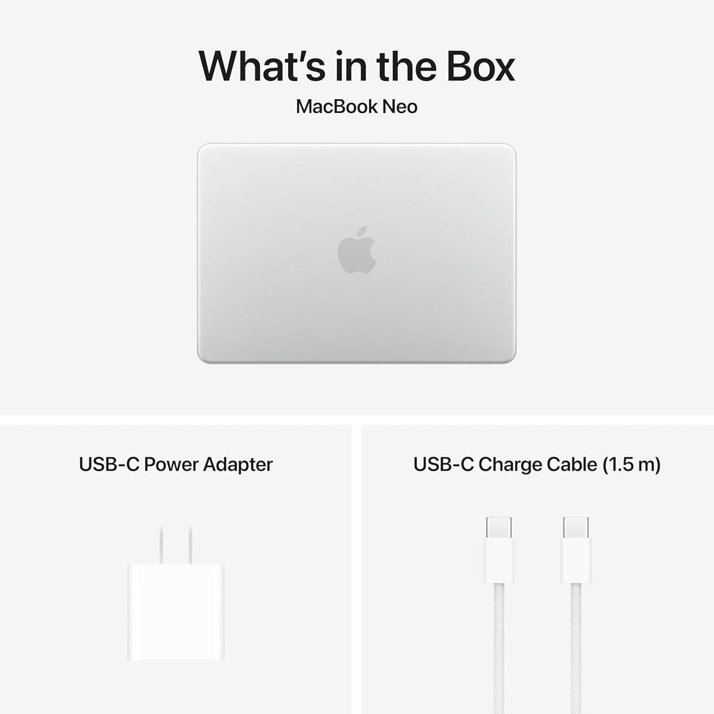 Apple 2026 MacBook Neo 13-inch Laptop with A18 Pro chip: Built for AI and Apple Intelligence, Liquid Retina Display, 8GB Unified Memory, 256GB SSD Storage, 1080p FaceTime HD Camera; Citrus