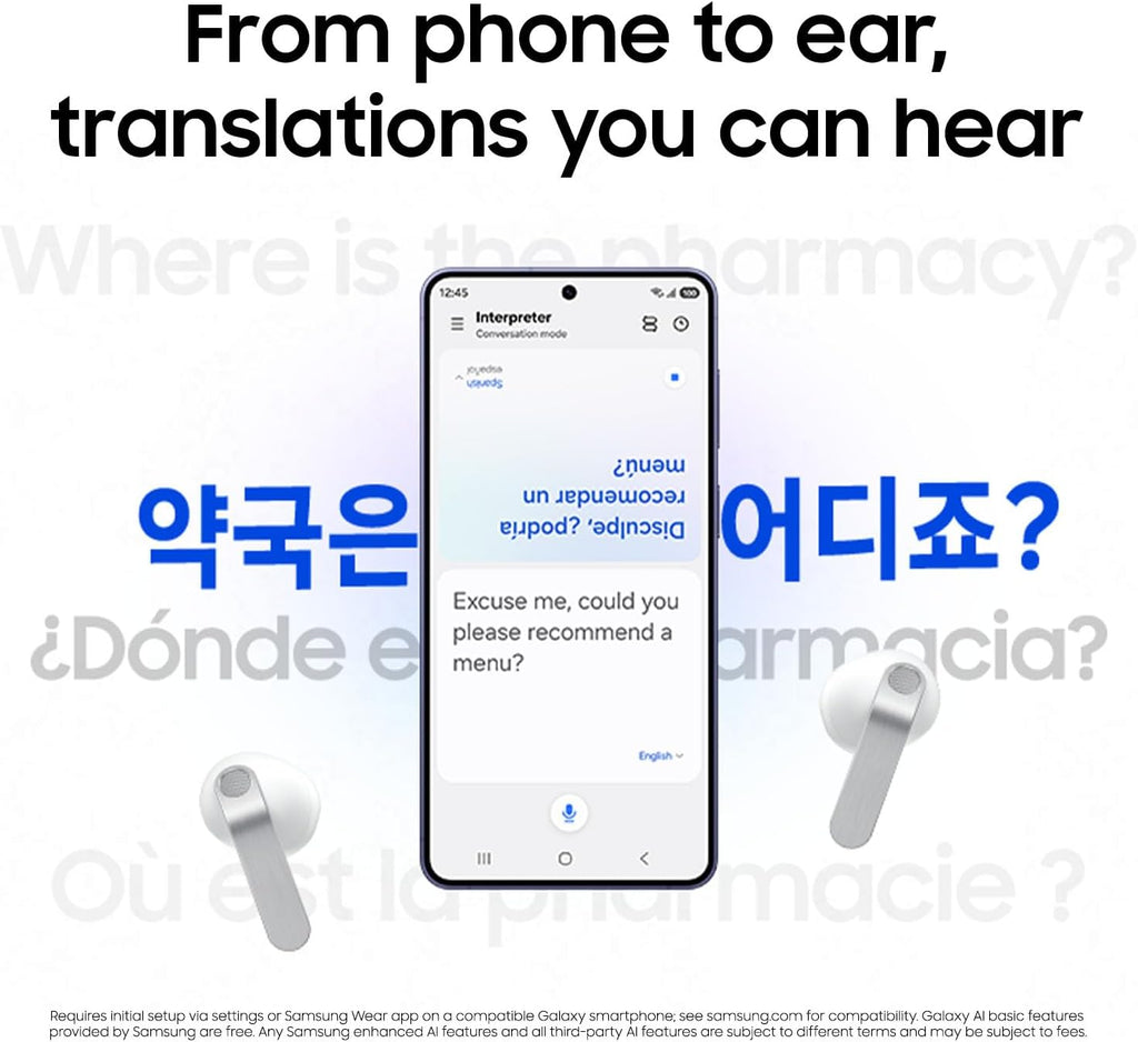 Samsung Galaxy Buds 4 Pro (2026) AI True Wireless Bluetooth Earbuds, Black | Hi-Res Audio, 2-Way Speaker, ANC 2.0, Optimized Comfort, IP57, Live Translation [US Version, 2 Yr Warranty]
