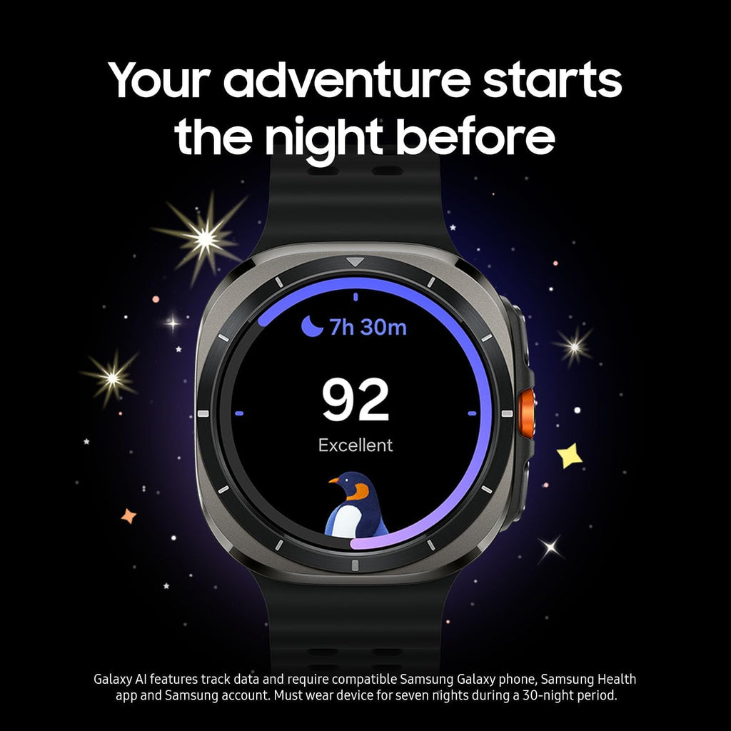 Samsung Galaxy Watch Ultra (2025), Titanium Silver, 47mm LTE Smartwatch | Titanium Casing, Advanced Sleep Coaching, Running Coach, Energy Score, Heart Rate Tracking, GPS [US Version, 2 Yr Warranty]
