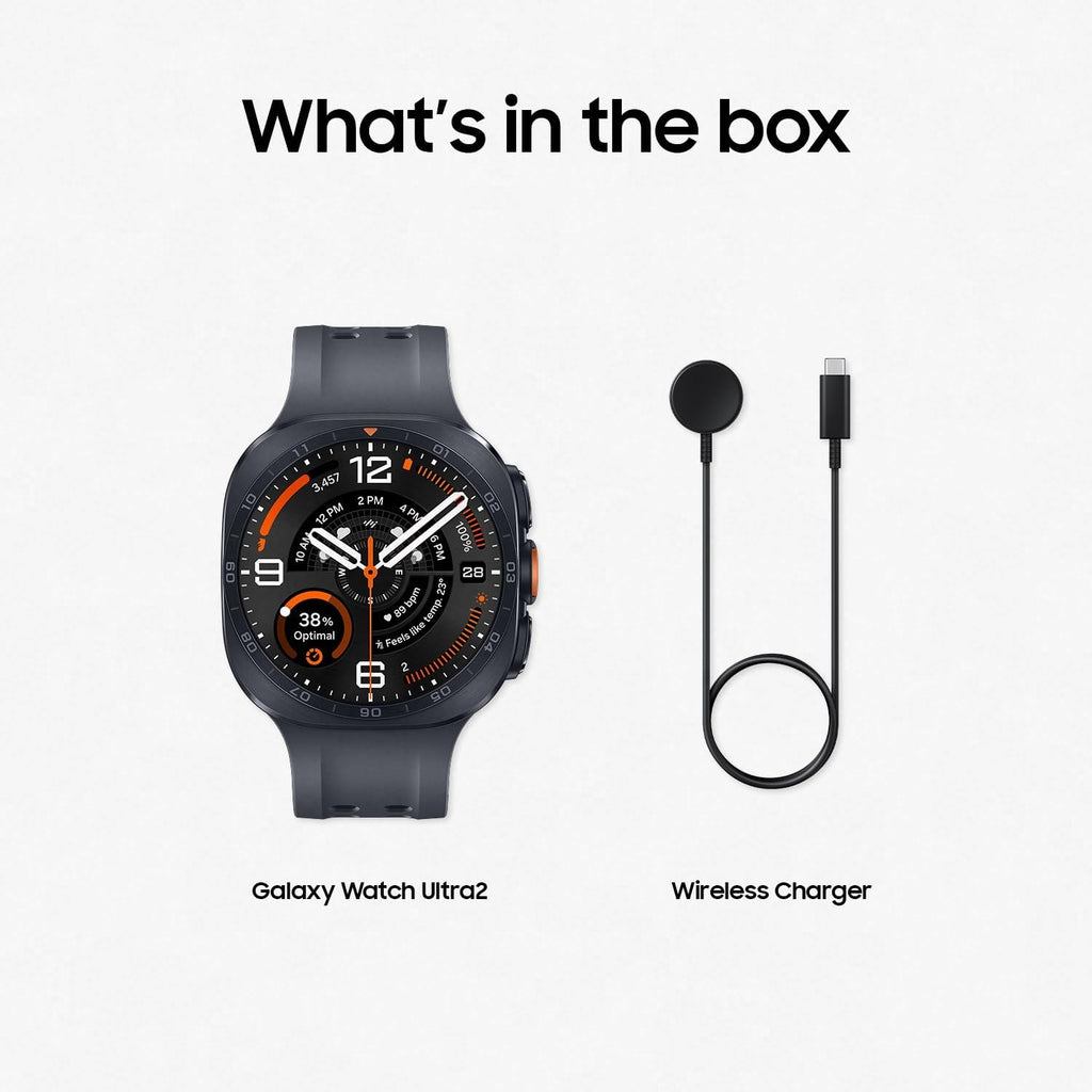 Samsung Galaxy Watch Ultra2 + $100 GC, Titanium Silver, 47mm LTE Smartwatch | Rugged Design, AI Assistant, Advanced Sleep and Running Coach, Dive-Rated, Heart Rate Tracking [US Version, 2 Yr Warranty]