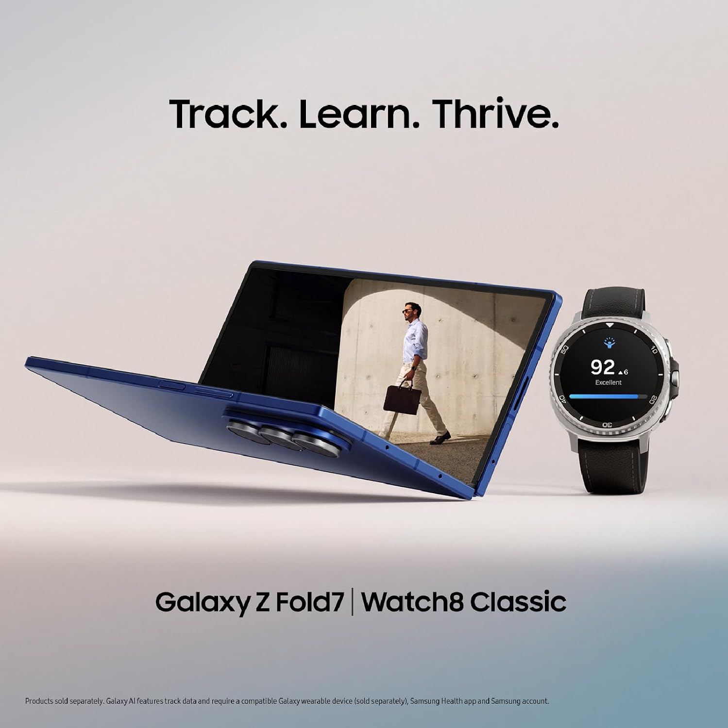 Samsung Galaxy Watch 8 (2025), Graphite, 44mm, Bluetooth Smartwatch | Cushion Design, Fitness Tracker, Sleep and Running Coach, Energy Score, Heart Rate Tracking [US Version, 2 Yr Warranty]