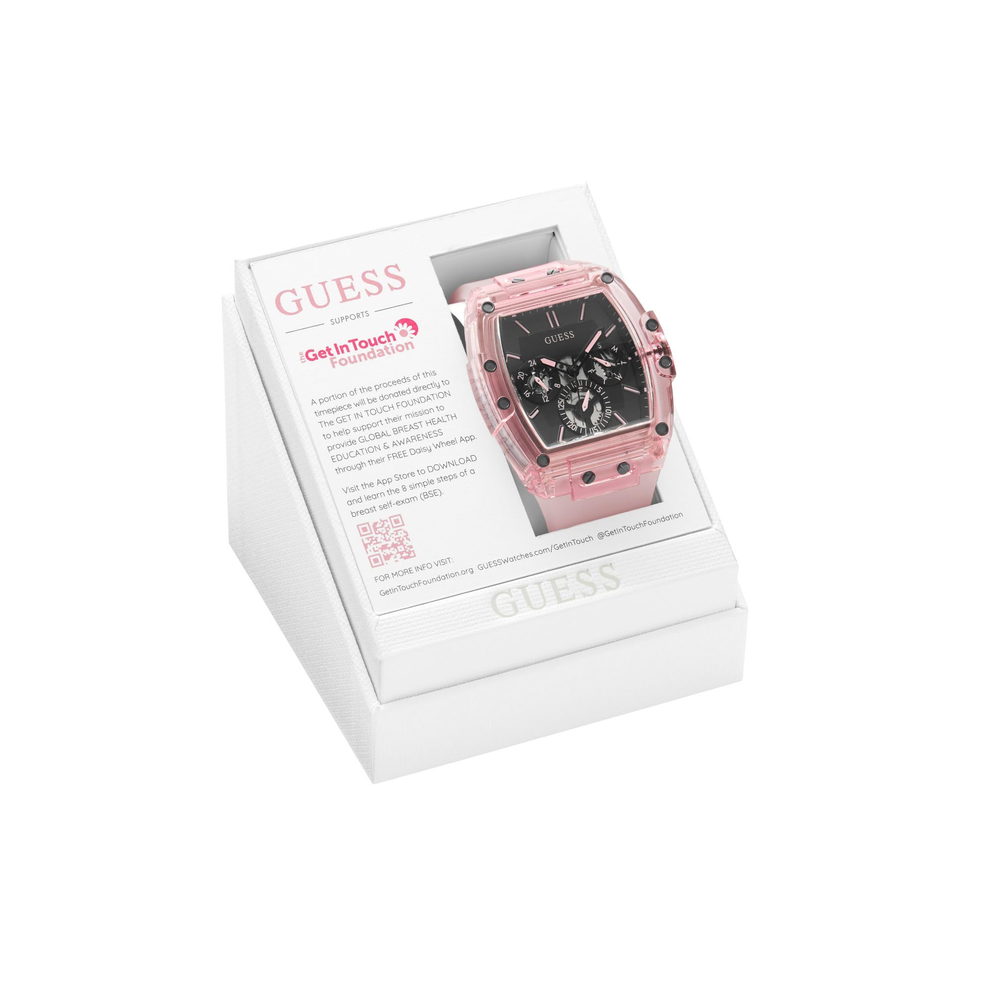 Guess Men's GW0G Series| Analog Trend Watch| Polycarbonate Case| Silicone Bracelet | 50M Water Resistance