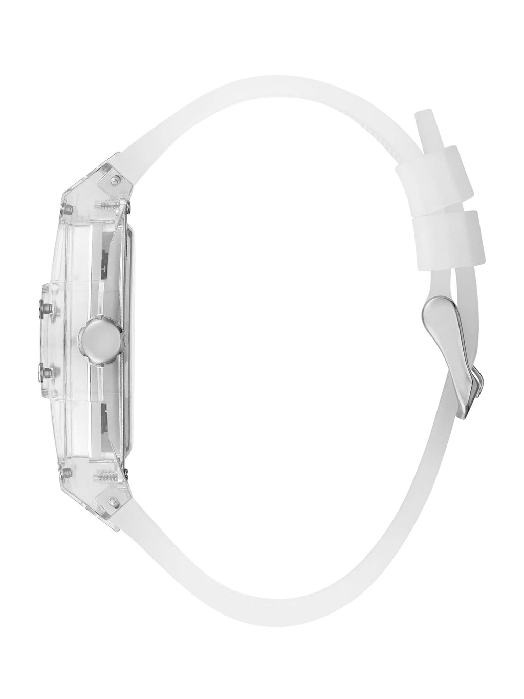 Guess Men's GW0G Series| Analog Trend Watch| Polycarbonate Case| Silicone Bracelet | 50M Water Resistance