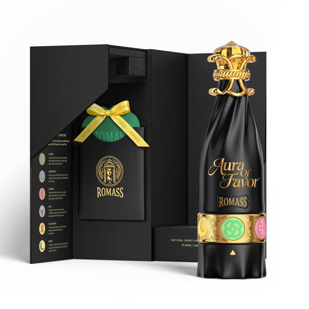 ROMASS Nomadic Night Long Lasting Unisex Oud Perfume - 3.4oz/100ml Eau de Parfum, Warm Woody Scent with Smoked Oud, Desert Sage, Rose & Raspberry, Gift for Men Women