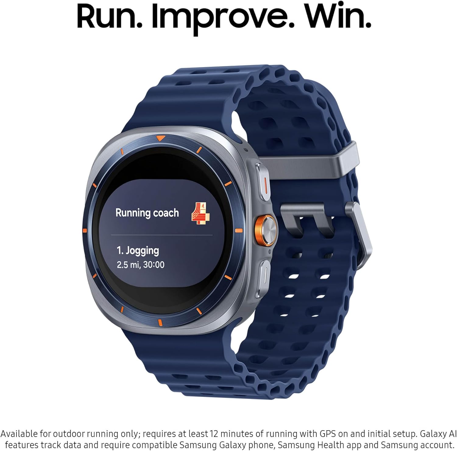 Samsung Galaxy Watch Ultra (2025), Titanium Silver, 47mm LTE Smartwatch | Titanium Casing, Advanced Sleep Coaching, Running Coach, Energy Score, Heart Rate Tracking, GPS [US Version, 2 Yr Warranty]