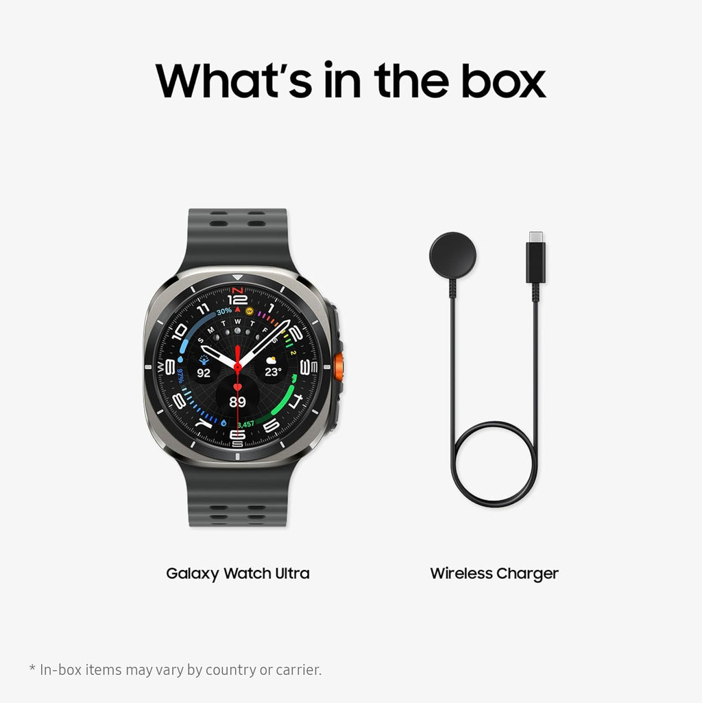 Samsung Galaxy Watch Ultra (2025), Titanium Silver, 47mm LTE Smartwatch | Titanium Casing, Advanced Sleep Coaching, Running Coach, Energy Score, Heart Rate Tracking, GPS [US Version, 2 Yr Warranty]