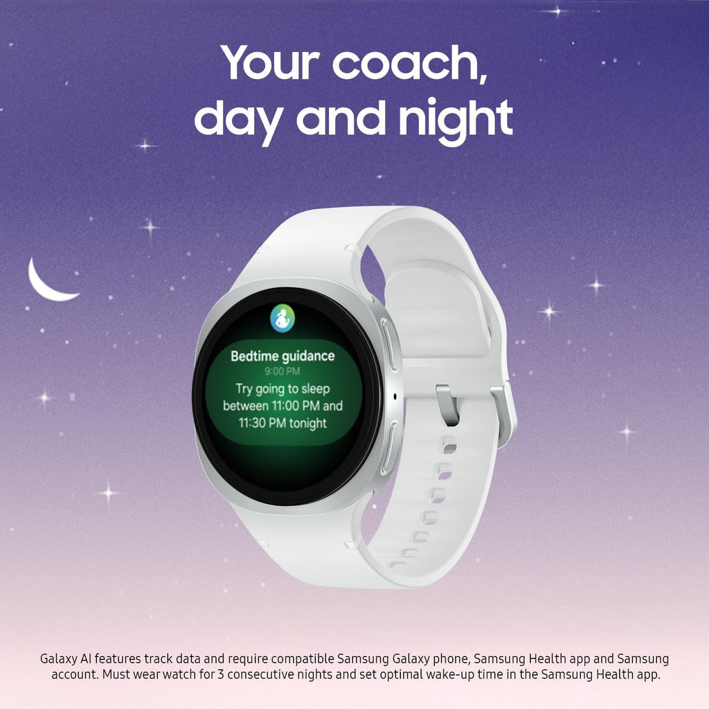 Samsung Galaxy Watch 8 (2025), Graphite, 44mm, Bluetooth Smartwatch | Cushion Design, Fitness Tracker, Sleep and Running Coach, Energy Score, Heart Rate Tracking [US Version, 2 Yr Warranty]