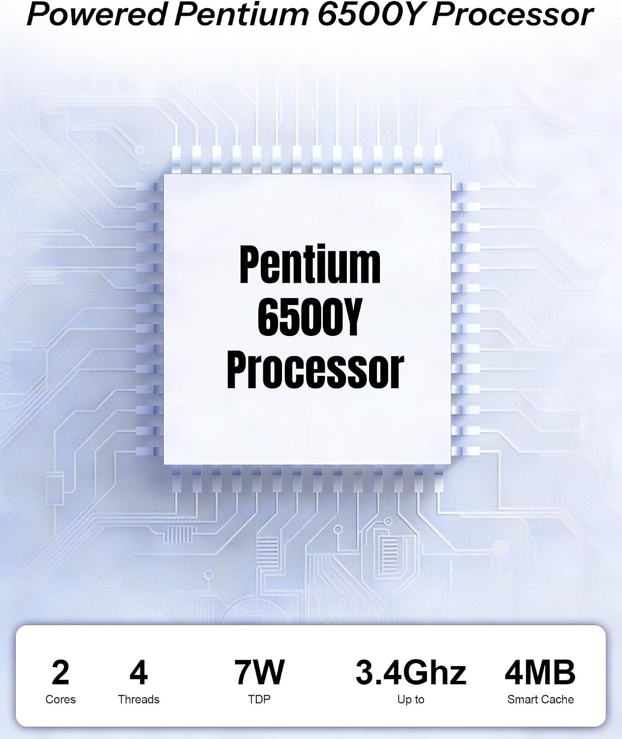 14 Inch Laptop Computer for Student Business, 32GB RAM, 1TB SSD, Pentium 6500Y, Long Battery Life & Fast Charging, FHD IPS Display, Type-C, 4 Speakers, Wi-Fi 5, BT 5