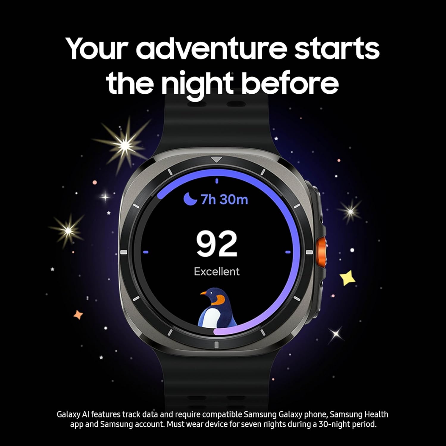 Samsung Galaxy Watch Ultra (2025), Titanium Silver, 47mm LTE Smartwatch | Titanium Casing, Advanced Sleep Coaching, Running Coach, Energy Score, Heart Rate Tracking, GPS [US Version, 2 Yr Warranty]