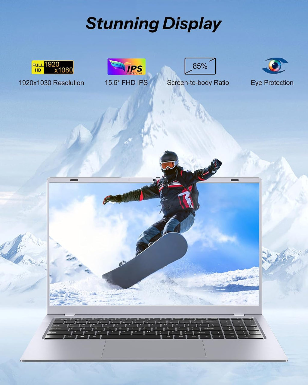 14 Inch Laptop Computer for Student Business, 32GB RAM, 1TB SSD, Pentium 6500Y, Long Battery Life & Fast Charging, FHD IPS Display, Type-C, 4 Speakers, Wi-Fi 5, BT 5
