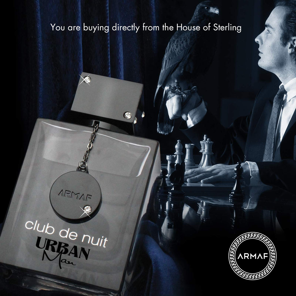 Armaf Club de Nuit Blue Iconic for Men Eau de Parfum Spray, 3.6 Ounce