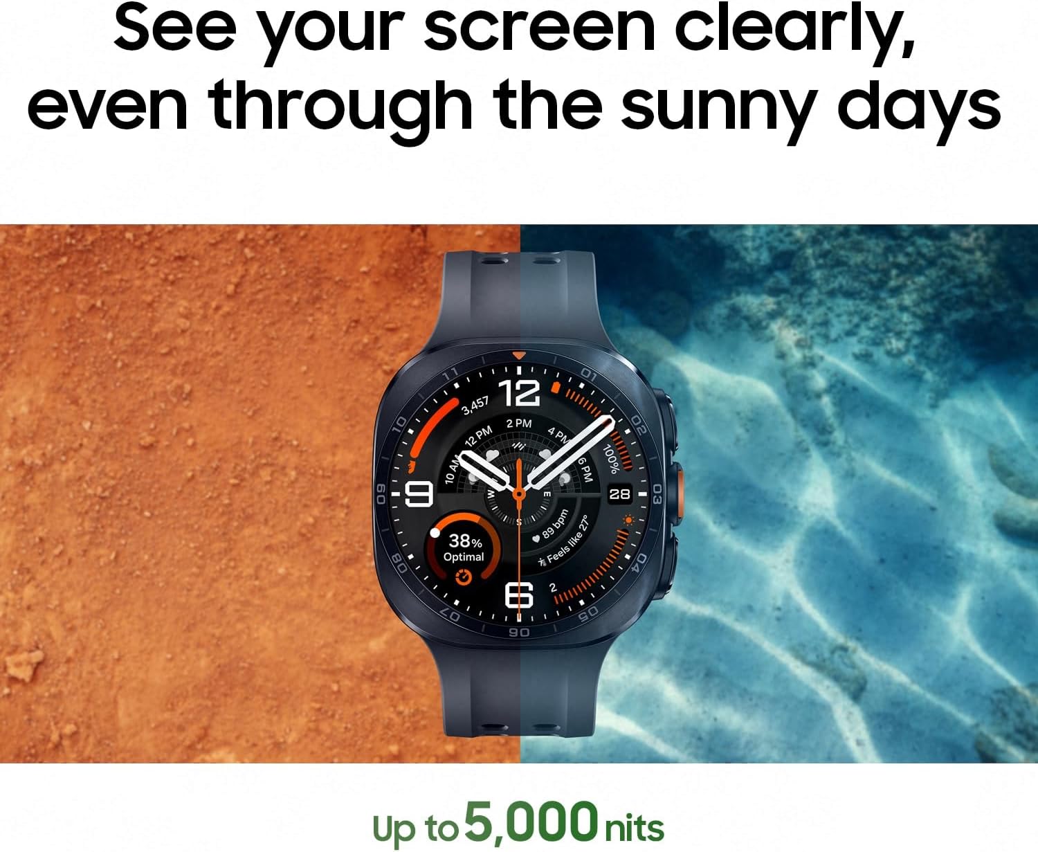 Samsung Galaxy Watch Ultra2 + $100 GC, Titanium Silver, 47mm LTE Smartwatch | Rugged Design, AI Assistant, Advanced Sleep and Running Coach, Dive-Rated, Heart Rate Tracking [US Version, 2 Yr Warranty]