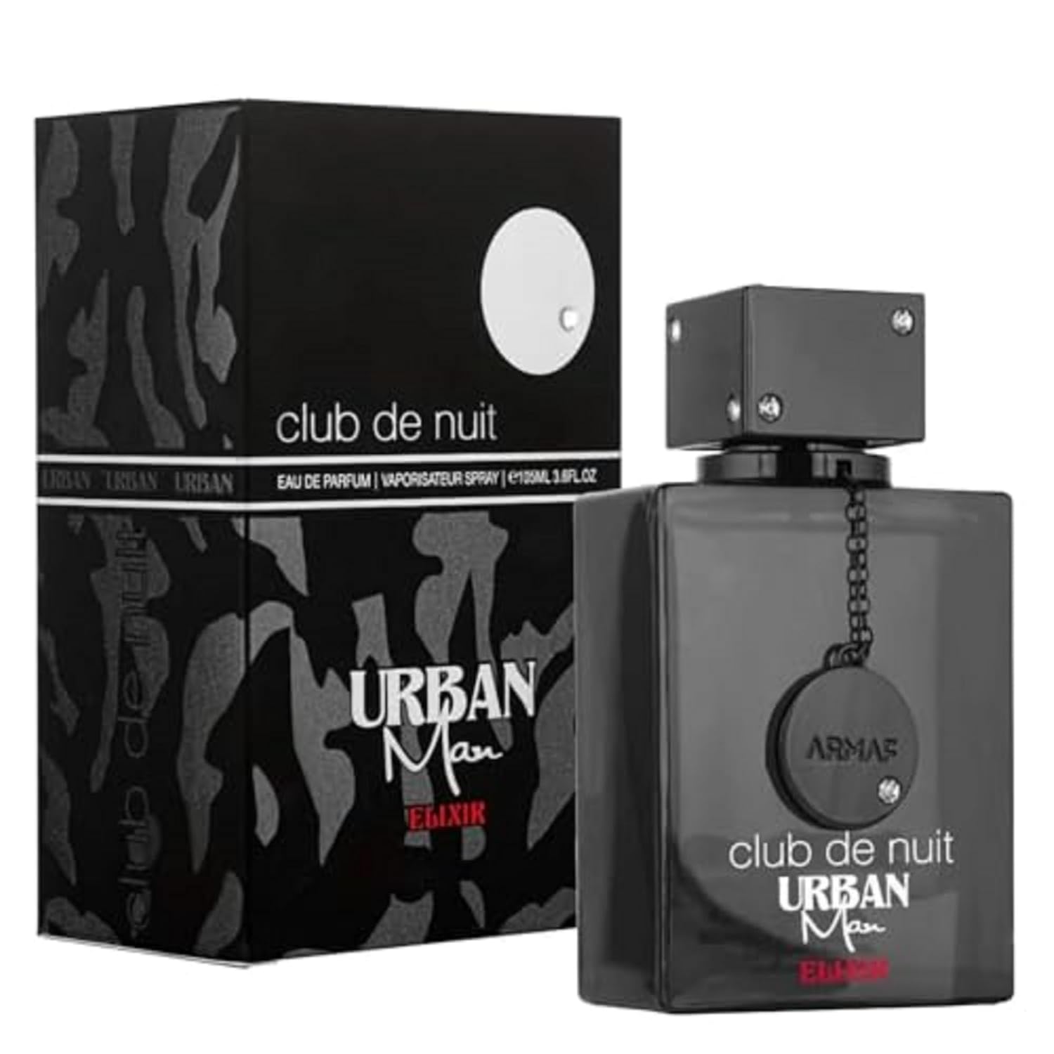 Armaf Club De Nuit Urban Man Elixir for Men Eau de Parfum Spray, 3.6 Ounce | 3.6 Ounce