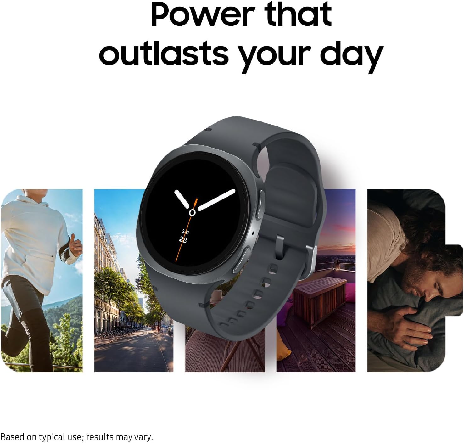 Samsung Galaxy Watch 8 (2025), Graphite, 44mm, Bluetooth Smartwatch | Cushion Design, Fitness Tracker, Sleep and Running Coach, Energy Score, Heart Rate Tracking [US Version, 2 Yr Warranty]