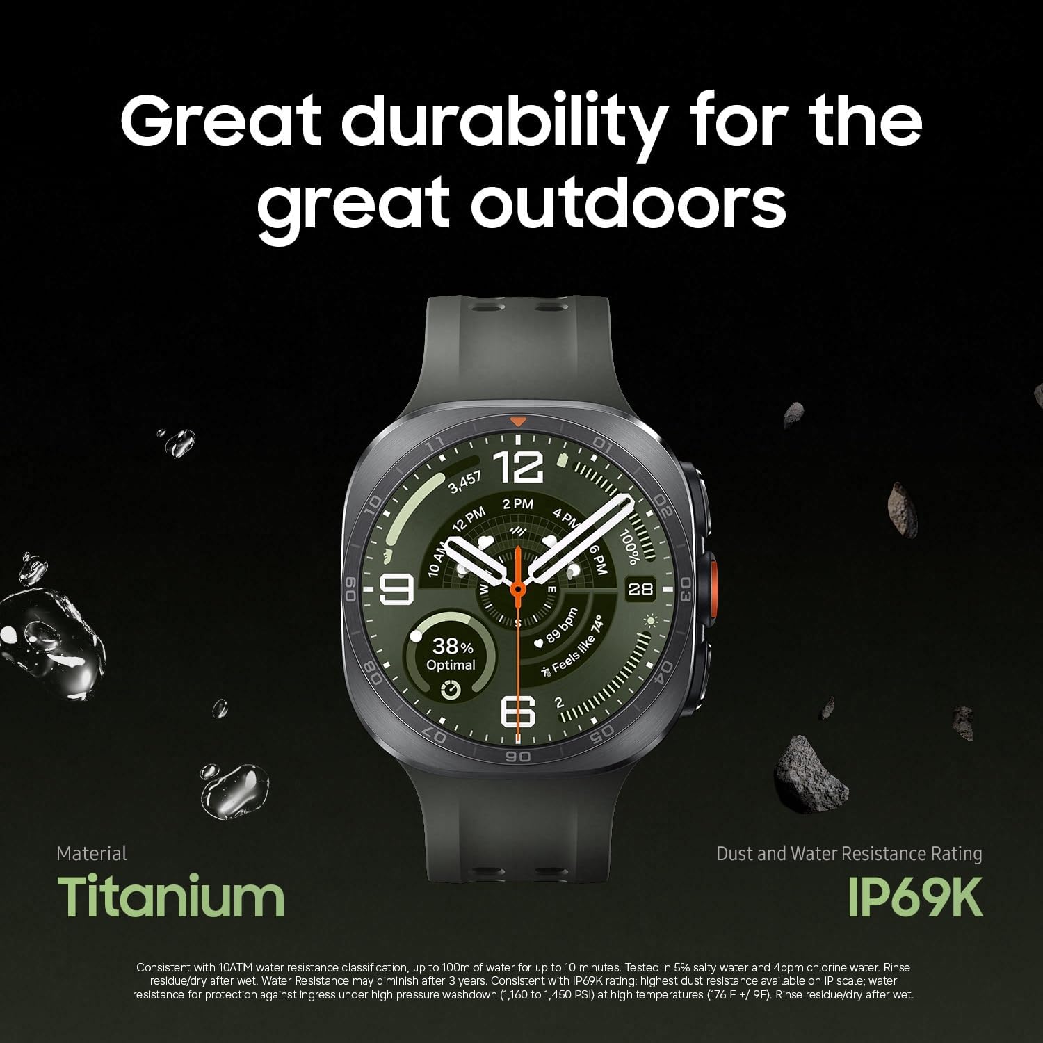 Samsung Galaxy Watch Ultra2 + $100 GC, Titanium Silver, 47mm LTE Smartwatch | Rugged Design, AI Assistant, Advanced Sleep and Running Coach, Dive-Rated, Heart Rate Tracking [US Version, 2 Yr Warranty]