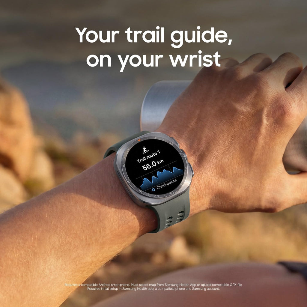 Samsung Galaxy Watch Ultra2 + $100 GC, Titanium Silver, 47mm LTE Smartwatch | Rugged Design, AI Assistant, Advanced Sleep and Running Coach, Dive-Rated, Heart Rate Tracking [US Version, 2 Yr Warranty]
