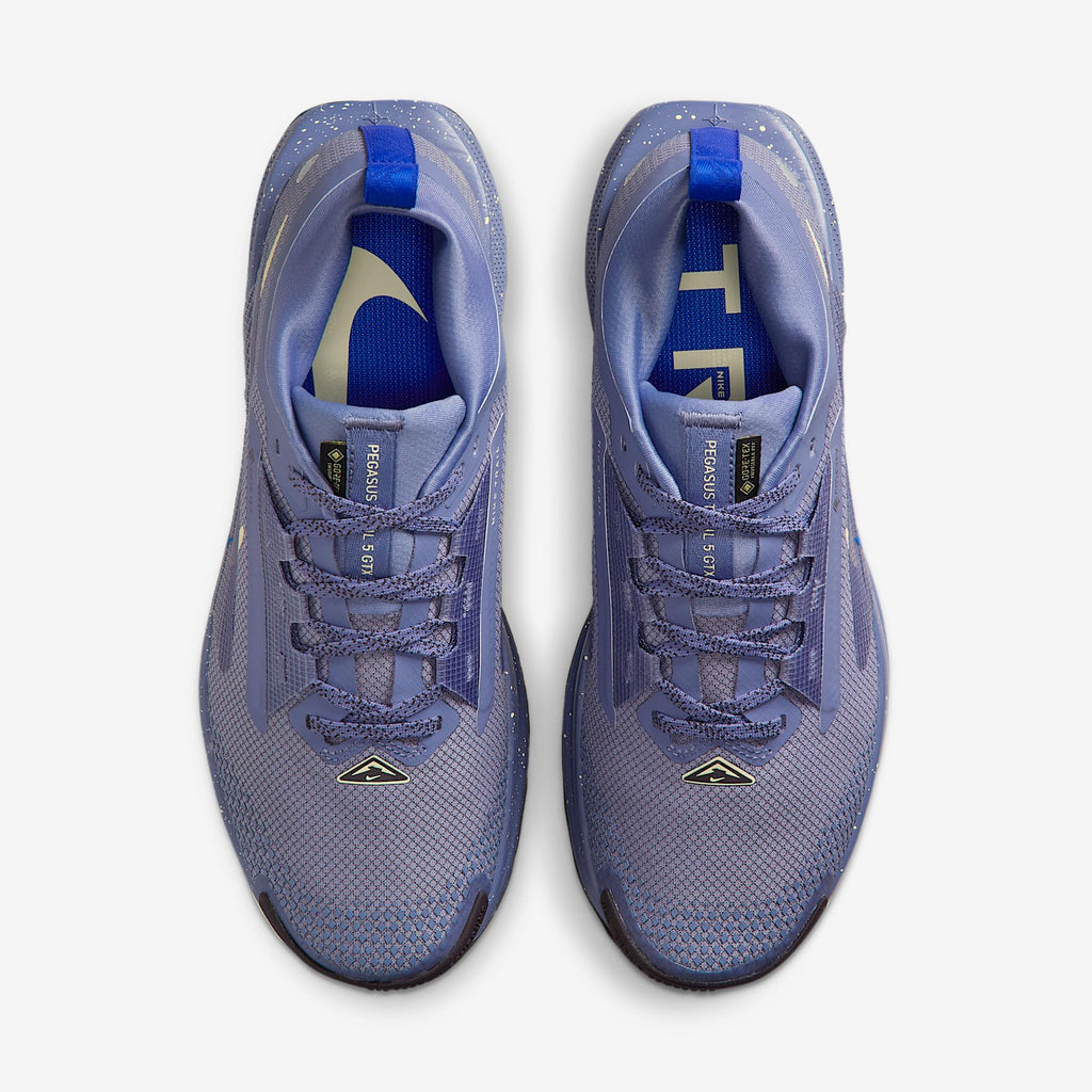 Nike Pegasus Trail 5 Gore-TEX Women's Waterproof Running Shoes (World Indigo/Racer Blue/Cave Purple/Alabaster) Size