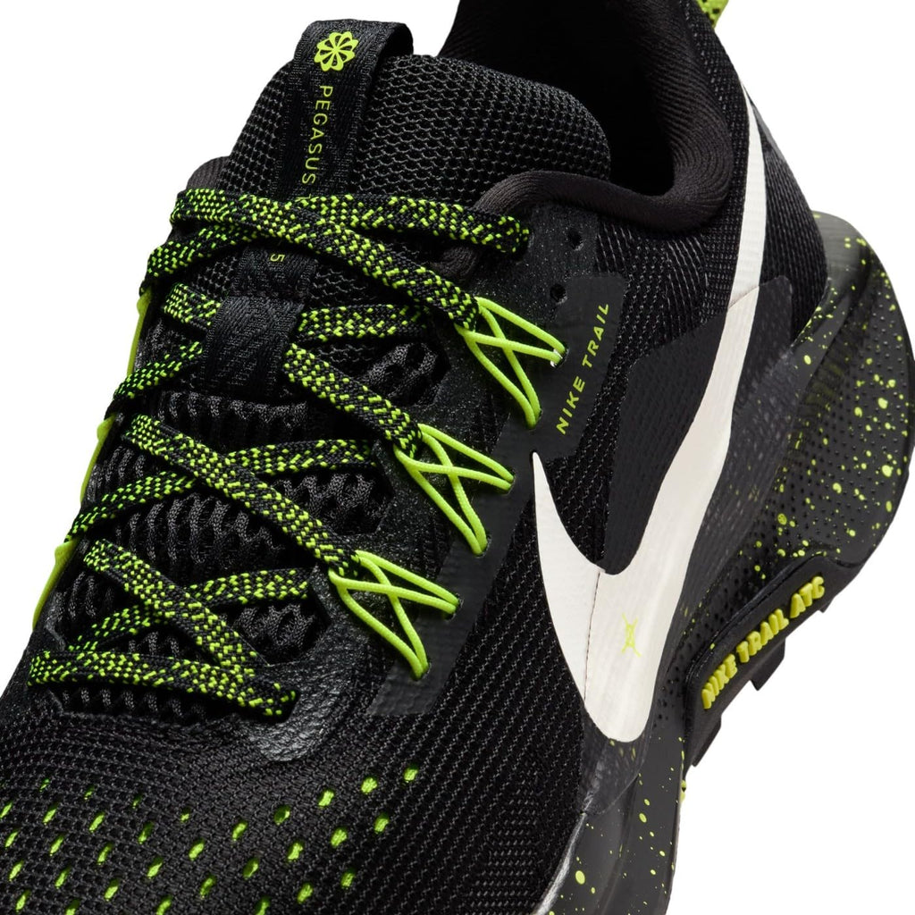 Nike Women's Pegasus Trail 5 Sneaker, Black/Phantom/Volt Ice, 5