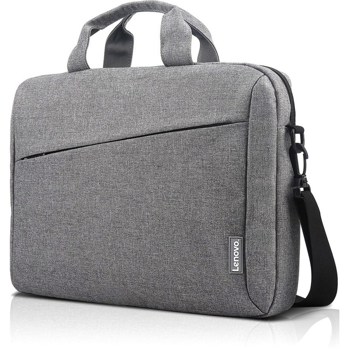 Lenovo Laptop Carrying Case T210, 15.6-Inch Laptop and Tablet, Sleek Design, Durable and Water-Repellent Fabric, Business Casual or School, GX40Q17231 Casual Toploader - Grey
