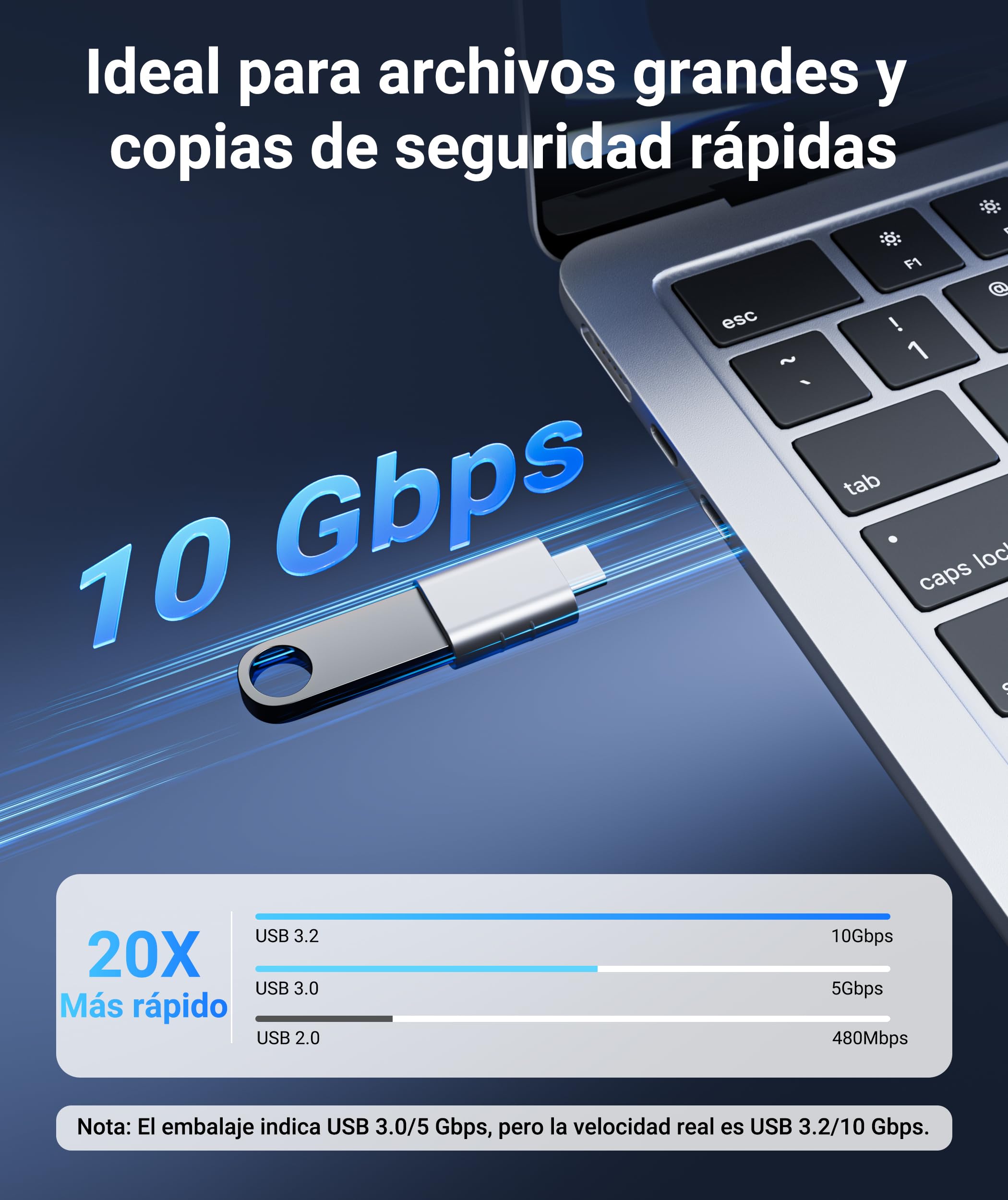 Syntech USB C to USB Adapter Pack of 2 USB C Male to USB3 Female Adapter Compatible with iPhone 17 Pro Max MacBook Pro Air 2024 iMac iPad mini Pro, Other Type C or Thunderbolt 5/4 Devices, Gold