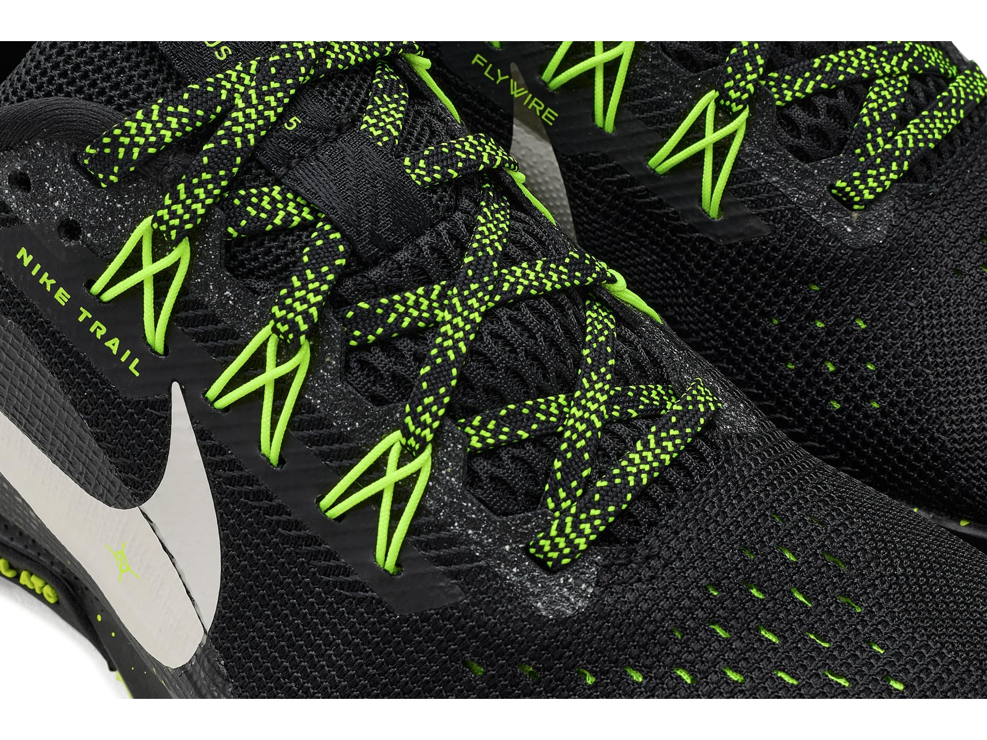 Nike Women's Pegasus Trail 5 Sneaker, Black/Phantom/Volt Ice, 5